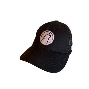 Lunazul Tequila Hat Mesh Snapback Cap Feed The Wolf Patch Black on Black